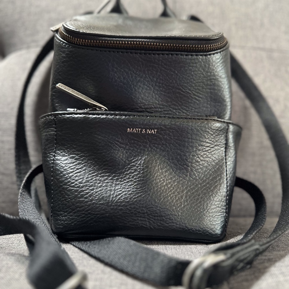 Matt and Nat Brave Mini Black Backpack